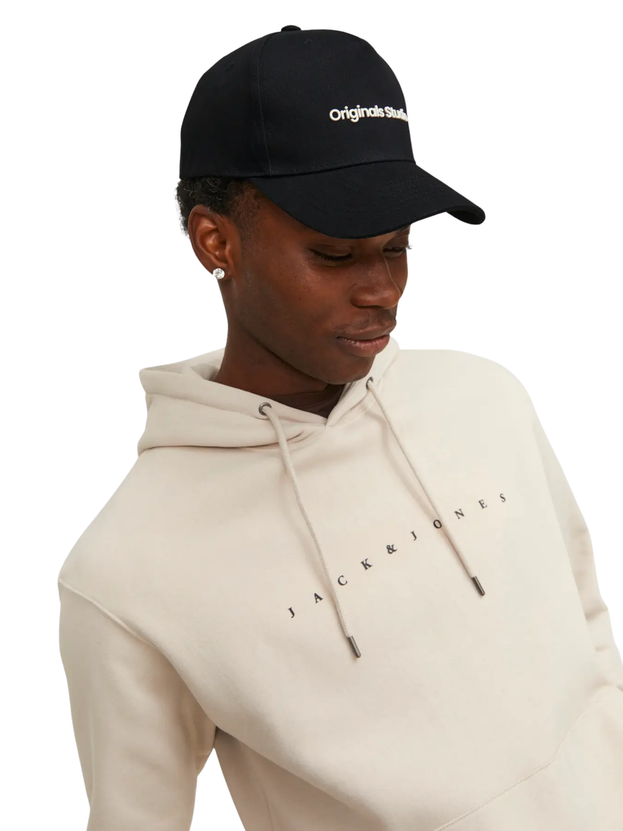 Cappello con visiera Jack & Jones nero 12253600 Black Jack & Jones 