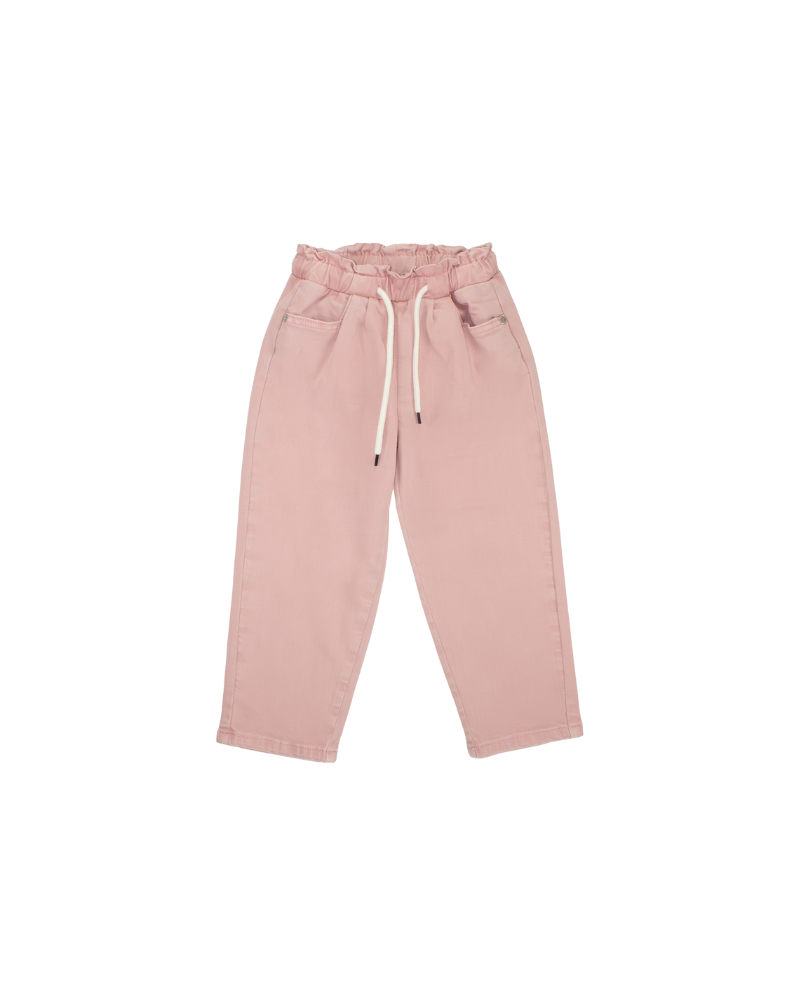 Pantalone da neonata Tobetoo rosa con coulisse TN1113W25 CIP Tobetoo 