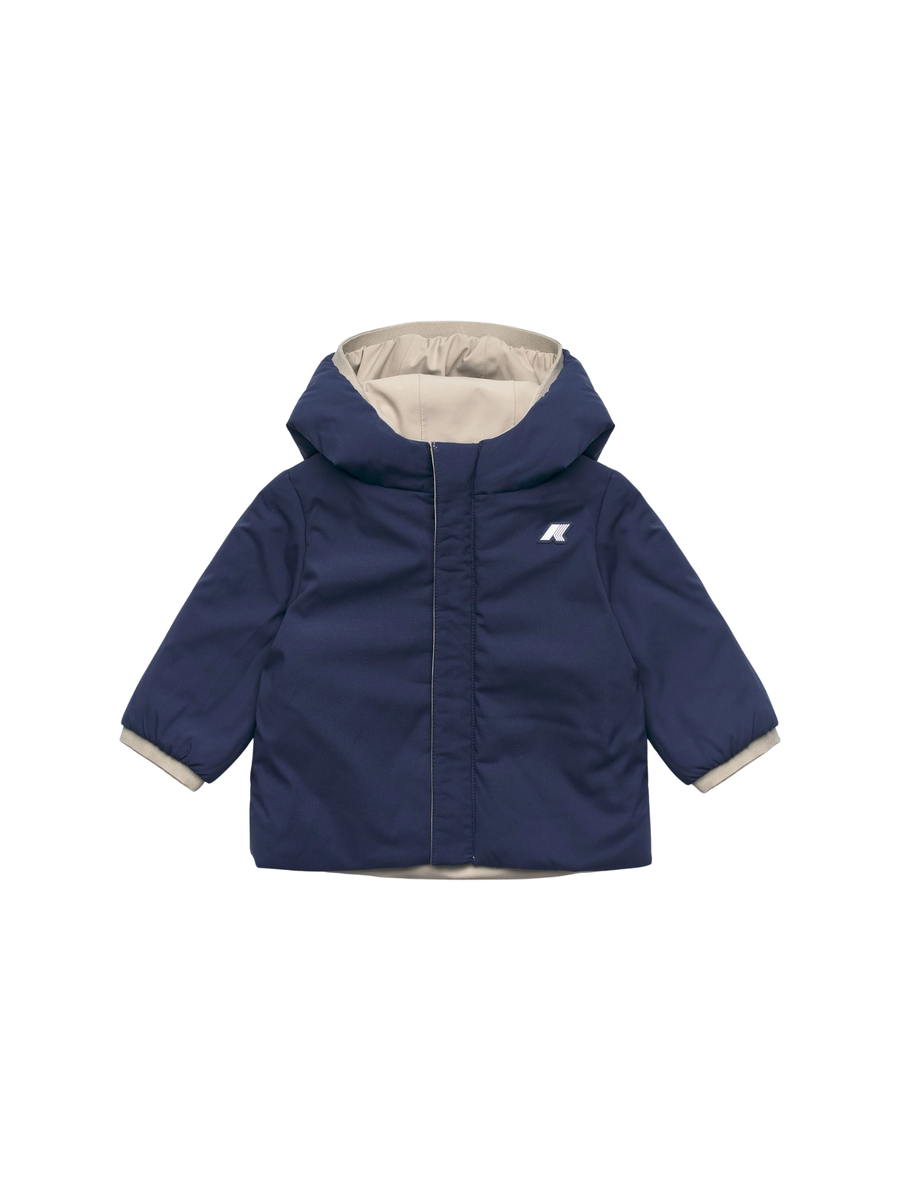 Giubbino "E. Jack St Warm Reversible" beige K71338W BBE K-WAY 