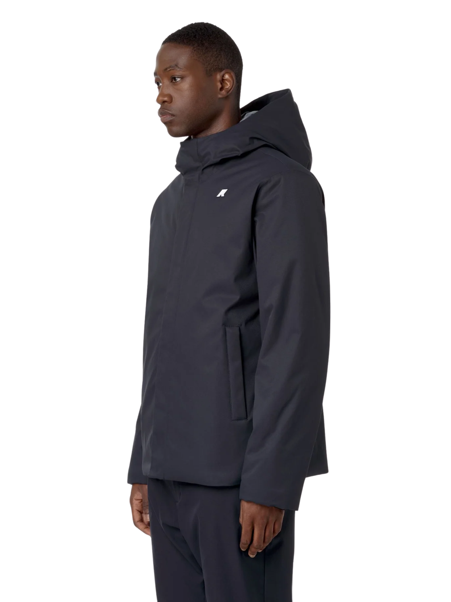 Giubbino "Jacko Twill Marmotta" K-Way blu K8133DW AL9 K-WAY 