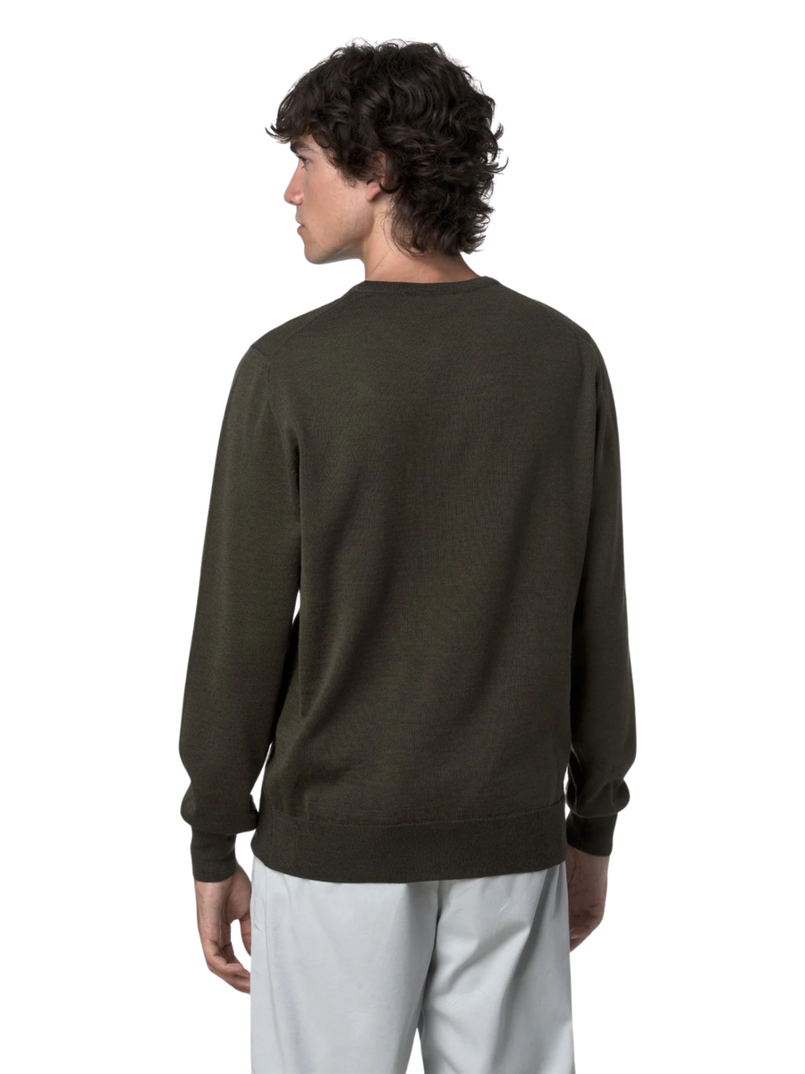 Maglione "Sebastien Merino" K-Way verde K2142EW WMR K-WAY 