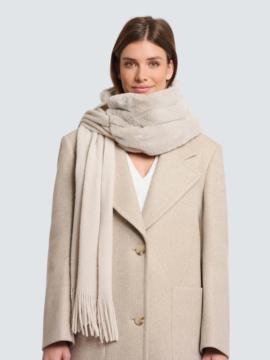 Sciarpa "Vlien" Rino & Pelle beige Vlien.7002512 Birch Rino & Pelle 