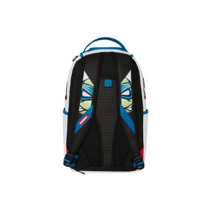 Zaino "TMNT Leonardo" Sprayground bianco con stampa ninja 910B7048 NSZ Sprayground 