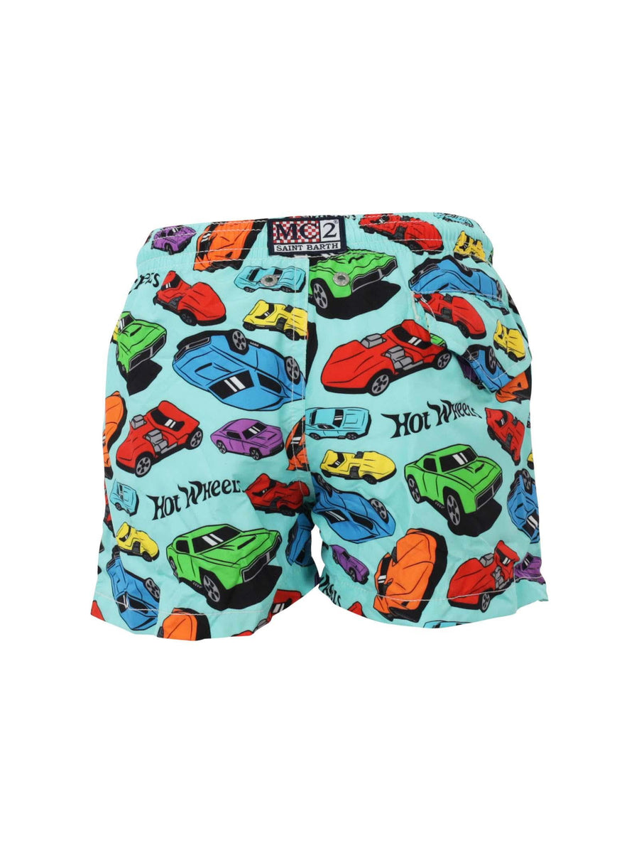 Costume bermuda verde acqua grand prix JEA0004 05817D MC2 SAINT BARTH 