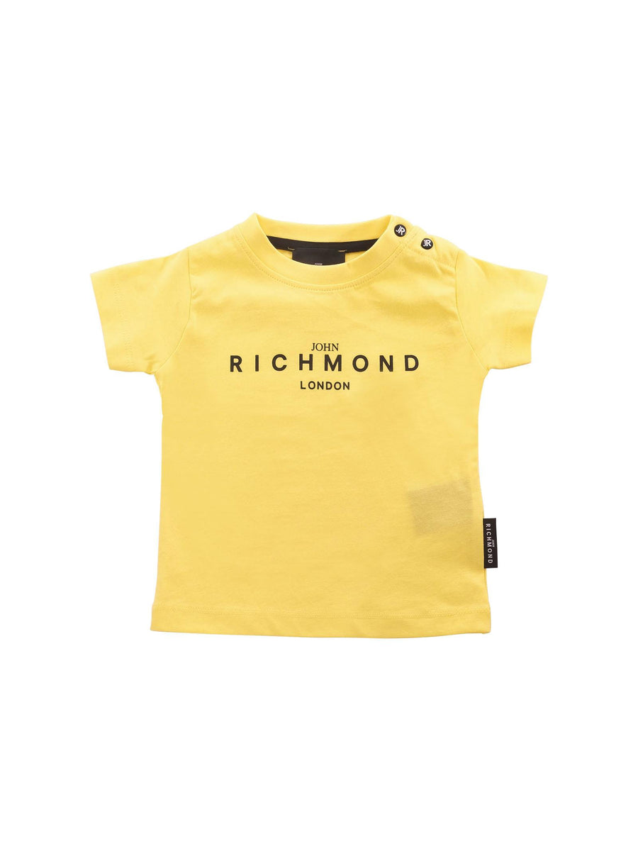 T-Shirt John Richmond giallo con logo lettering nero RIP25014TS YELLOW John Richmond 