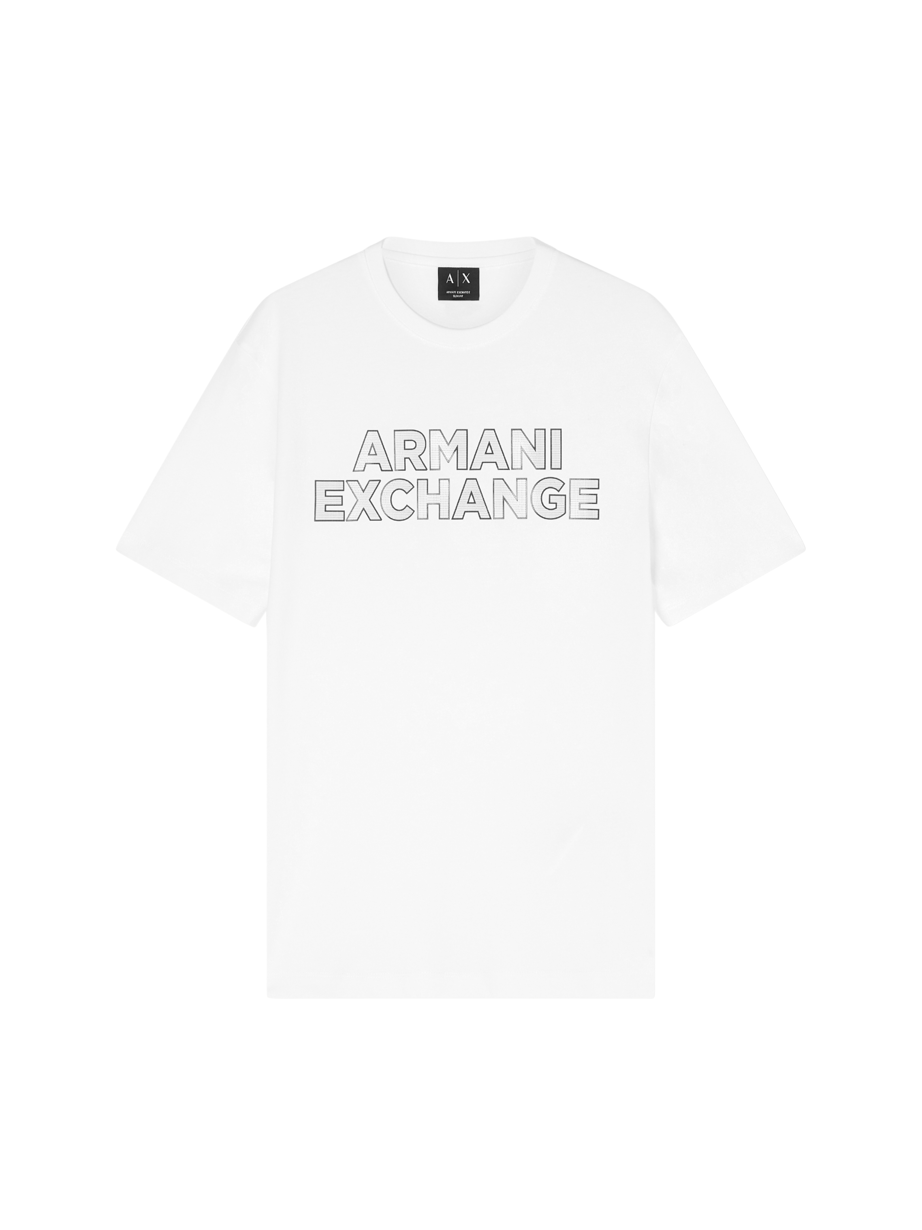 T-Shirt slim fit Armani Exchange bianca - Alfredo Ponticelli