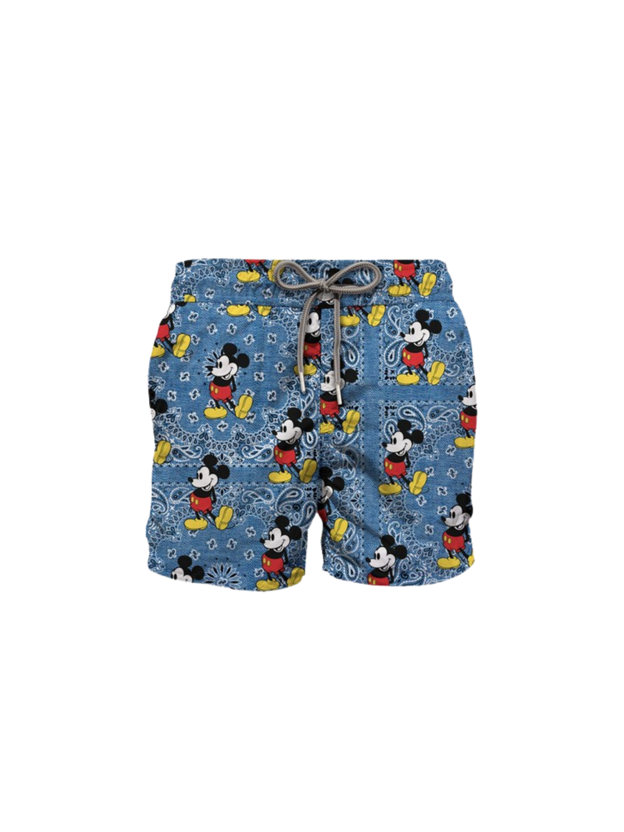 Costume MC2 Saint Barth "Jean" blu stampa Mickey Mouse JEA0001 03013H MC2 SAINT BARTH 