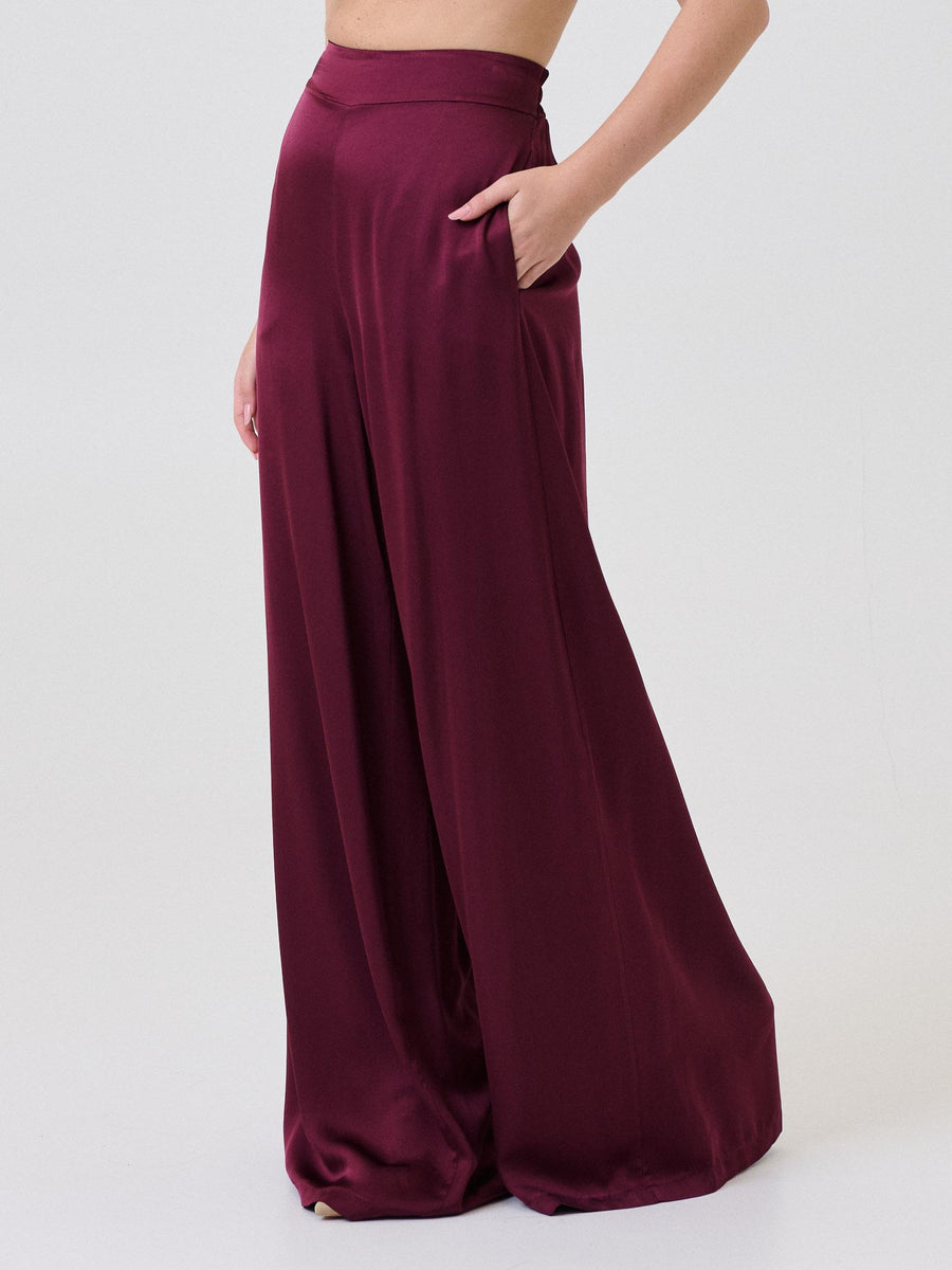 Pantalone a palazzo Armoire vinaccio C827P22R VINBRULE Armoire 