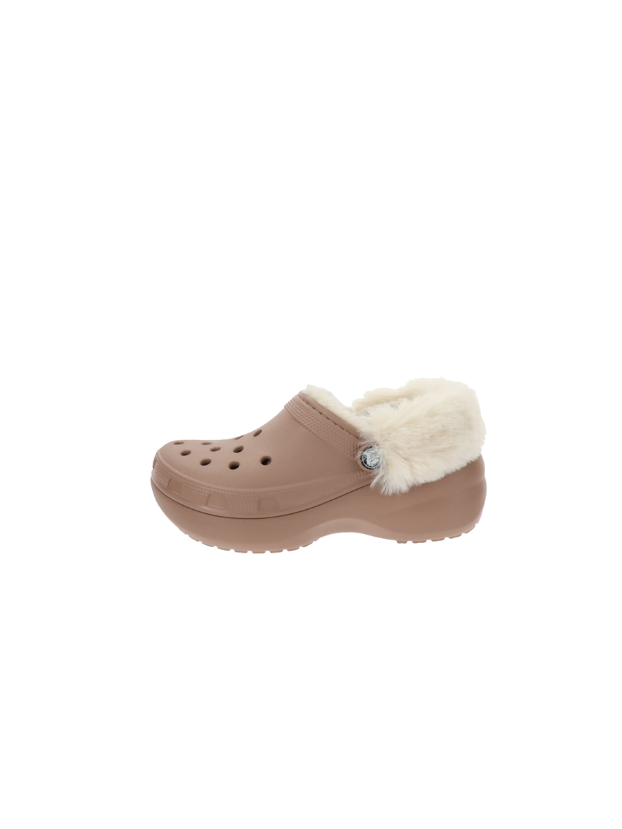 Ciabatte Crocs marrone con motivo in ecopelliccia CR212854 LATT Crocs 