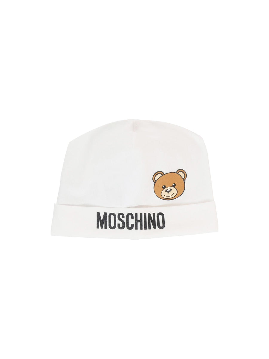 Cappellino Moschino bianco con teddy toy MUX05A 10101 Moschino 