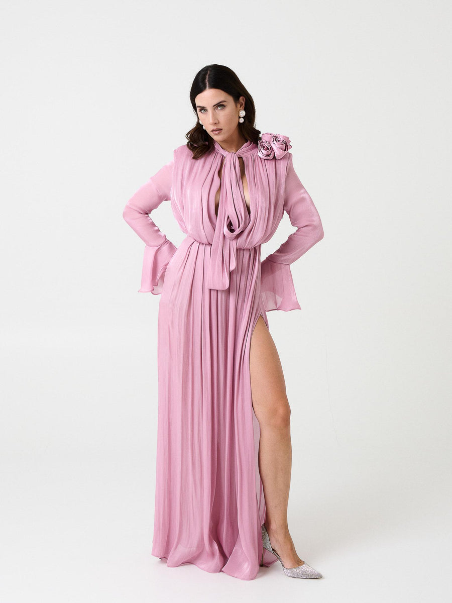 Abito "So Chic" Silence Limited rosa con fiori in 3D AB4179 OURPINK Silence Limited 