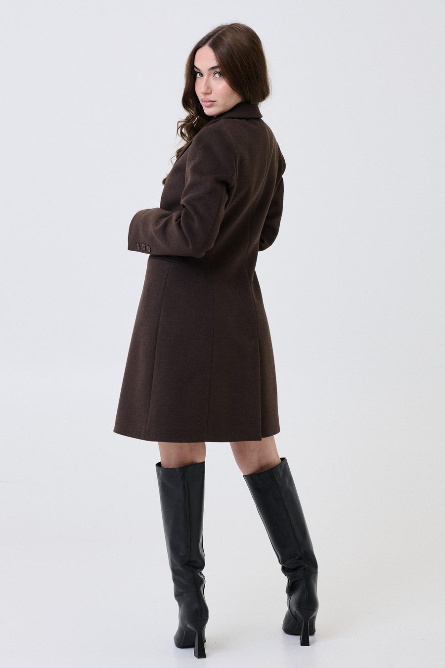 Cappotto monopetto Armoire moro 70330 MORO Armoire 