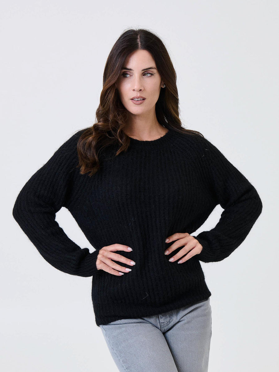 Maglione Kontatto nero 3M0860C NERO kontatto 