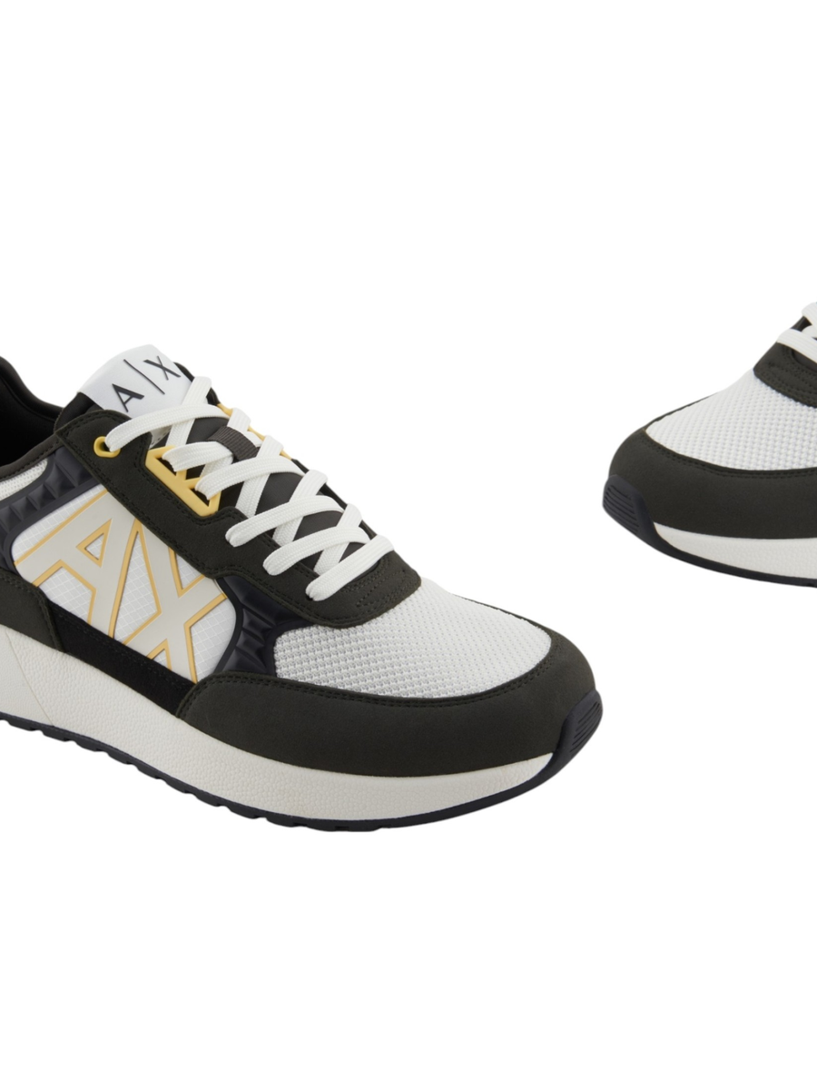 Sneakers dusseldorf Armani Exchange nere e bianche XUX090XV276 U666 Armani Exchange 