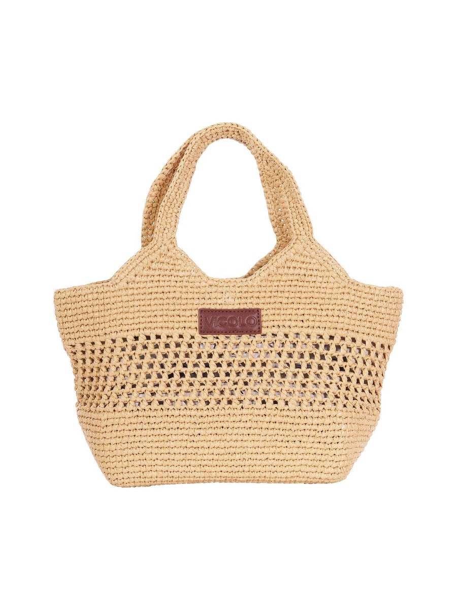 Borsa in paglia Vicolo intrecciata VB0014 PAGLIA Vicolo 