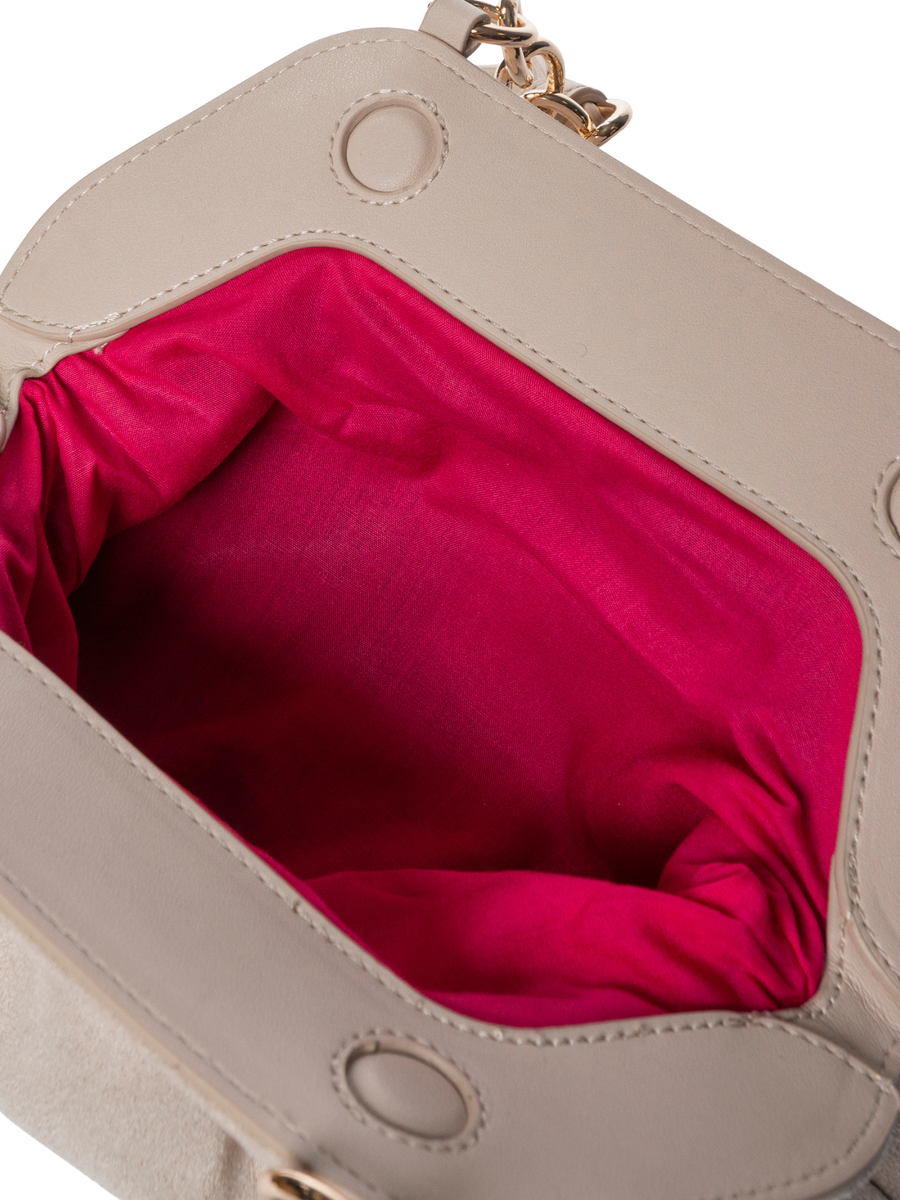 Borsa "Margaret S" Secret Pon Pon crema MARGARET S CREAM Secret Pon Pon 