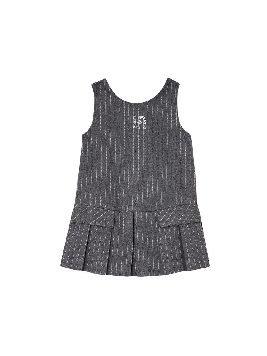 Abito smanicato Liu Jo grigio gessato KF5063 D3734 Liu Jo 