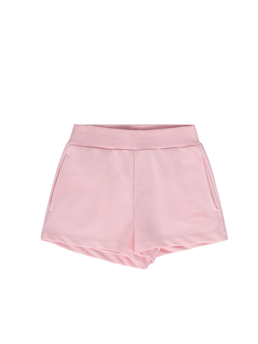 Shorts Iceberg rosa con logo lettering SHICE5150J ROSA Iceberg 