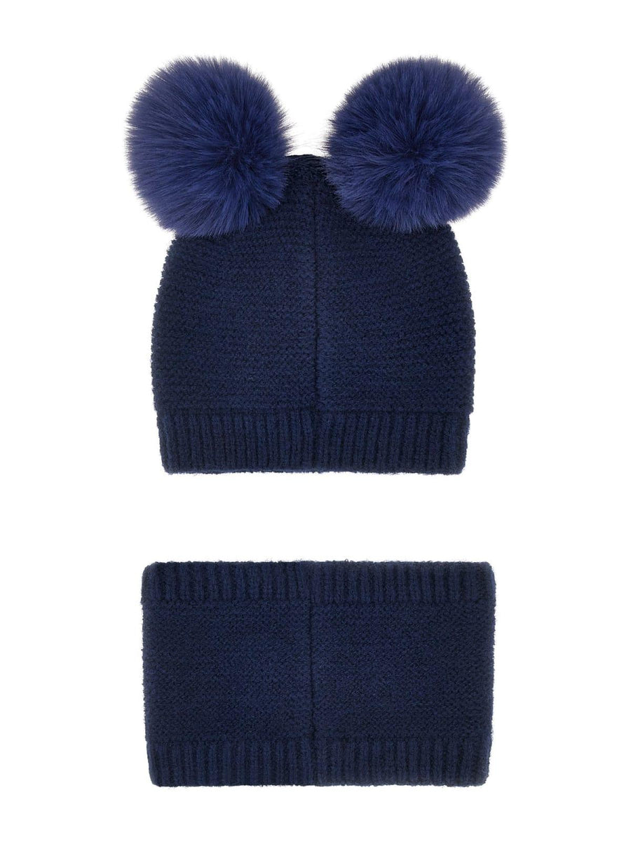 Coordinato cappello e scaldacollo Guess blu A4BZ01Z2QP0 G7HR Guess 