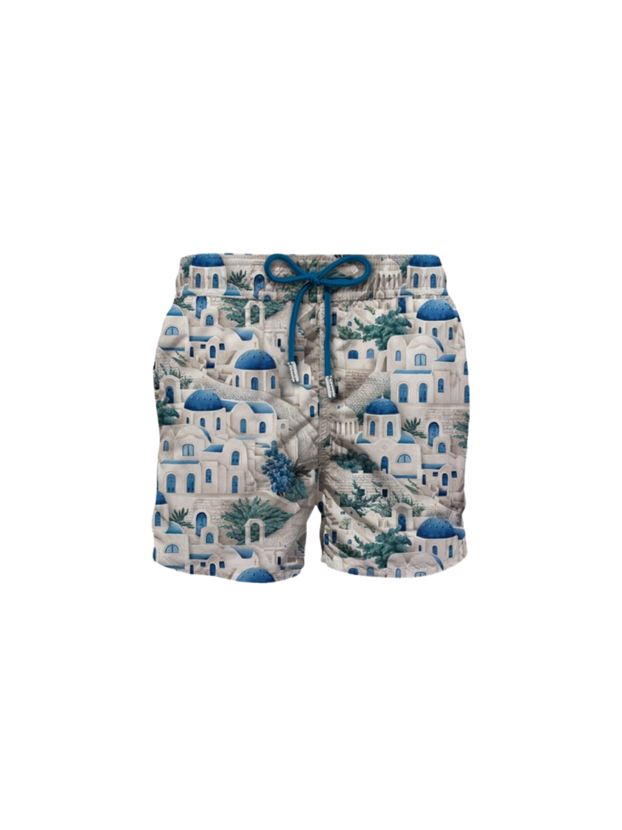 Costume MC2 Saint Barth "Lighting" panna stampa Santorini LIG0001 02860H MC2 SAINT BARTH 