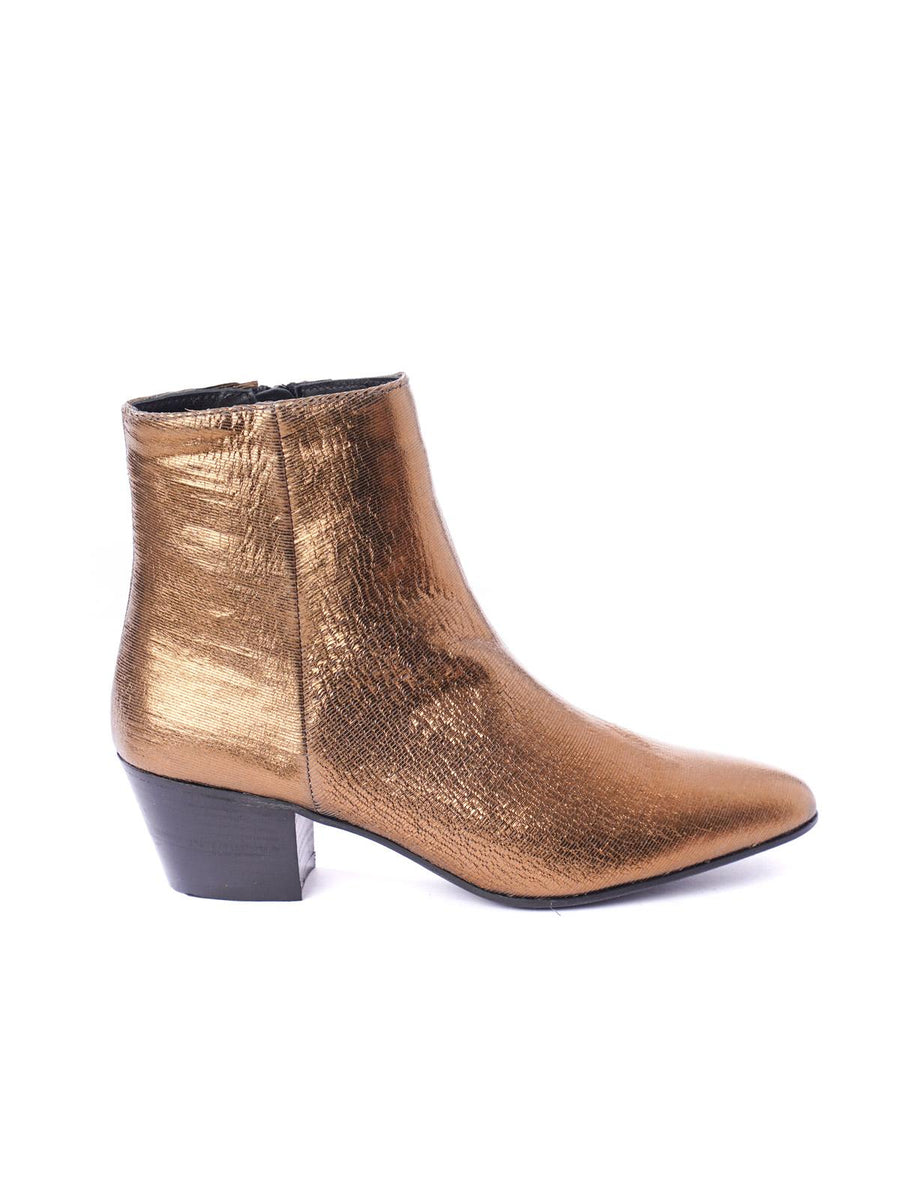 Stivaletto bronzo satinato MA631 BRO Marc Ellis 