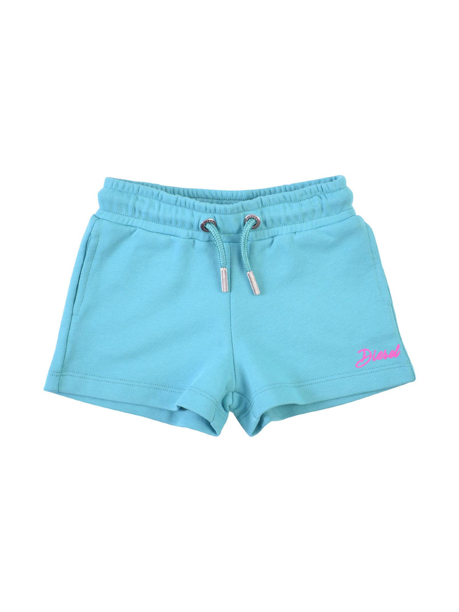 Shorts verde acqua con coulisse K00152KYATL K50K Diesel 