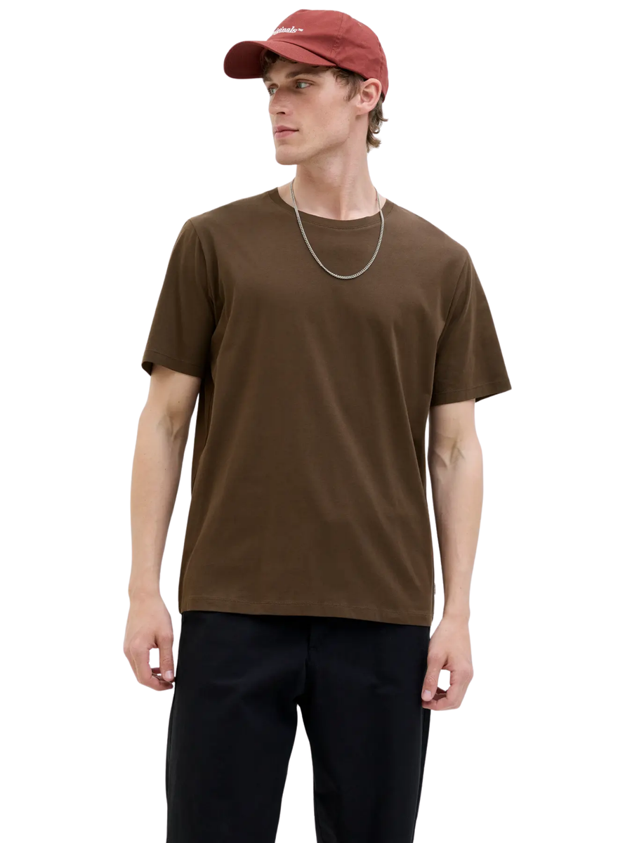 T-Shirt a mezze maniche Jack & Jones marrone 12156101 Delicioso Jack & Jones 