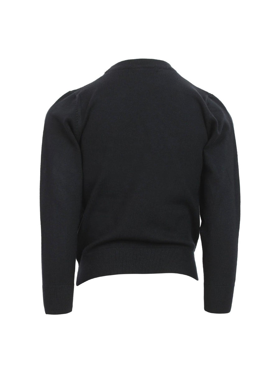 Maglioncino John Richmond nero logo ricamato RBA24066MA BLK John Richmond 