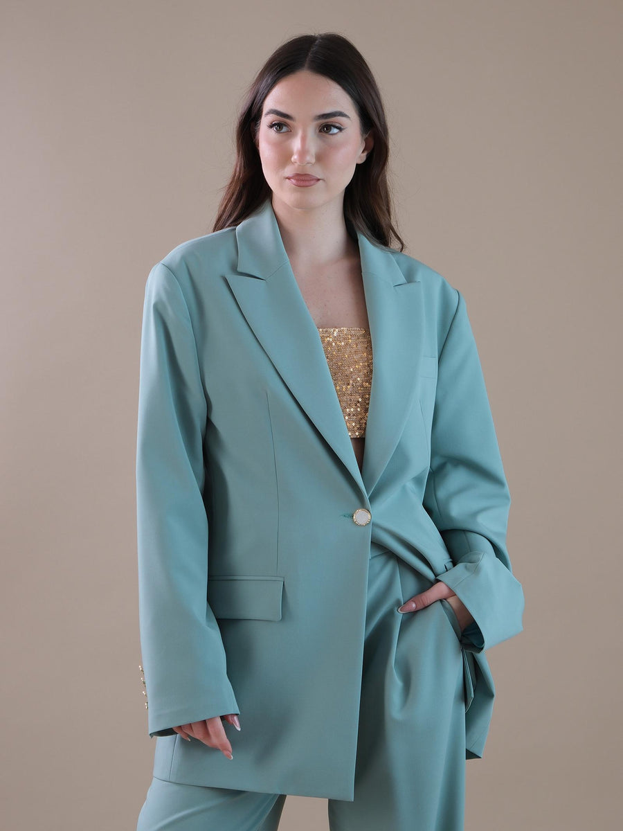 Blazer over verde salvia GI94 VERDE Bohemian V 
