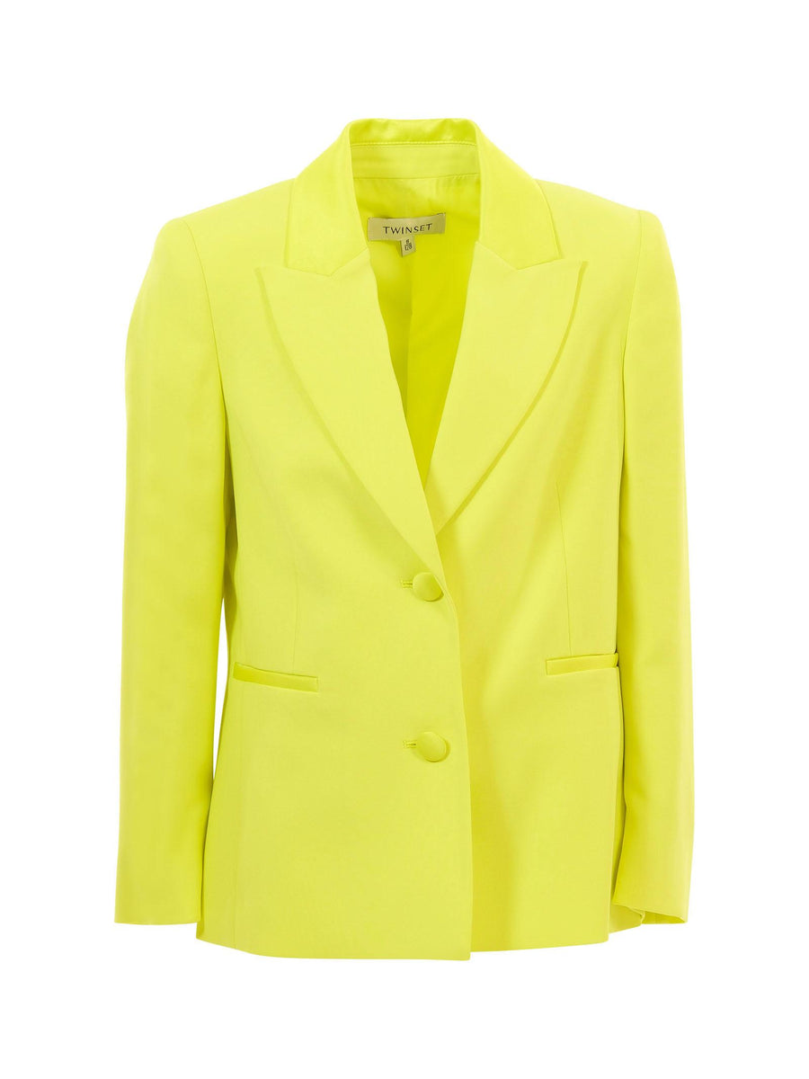 Giacca Twinset gialla monopetto 251GJ2QNA 12124 Twinset 
