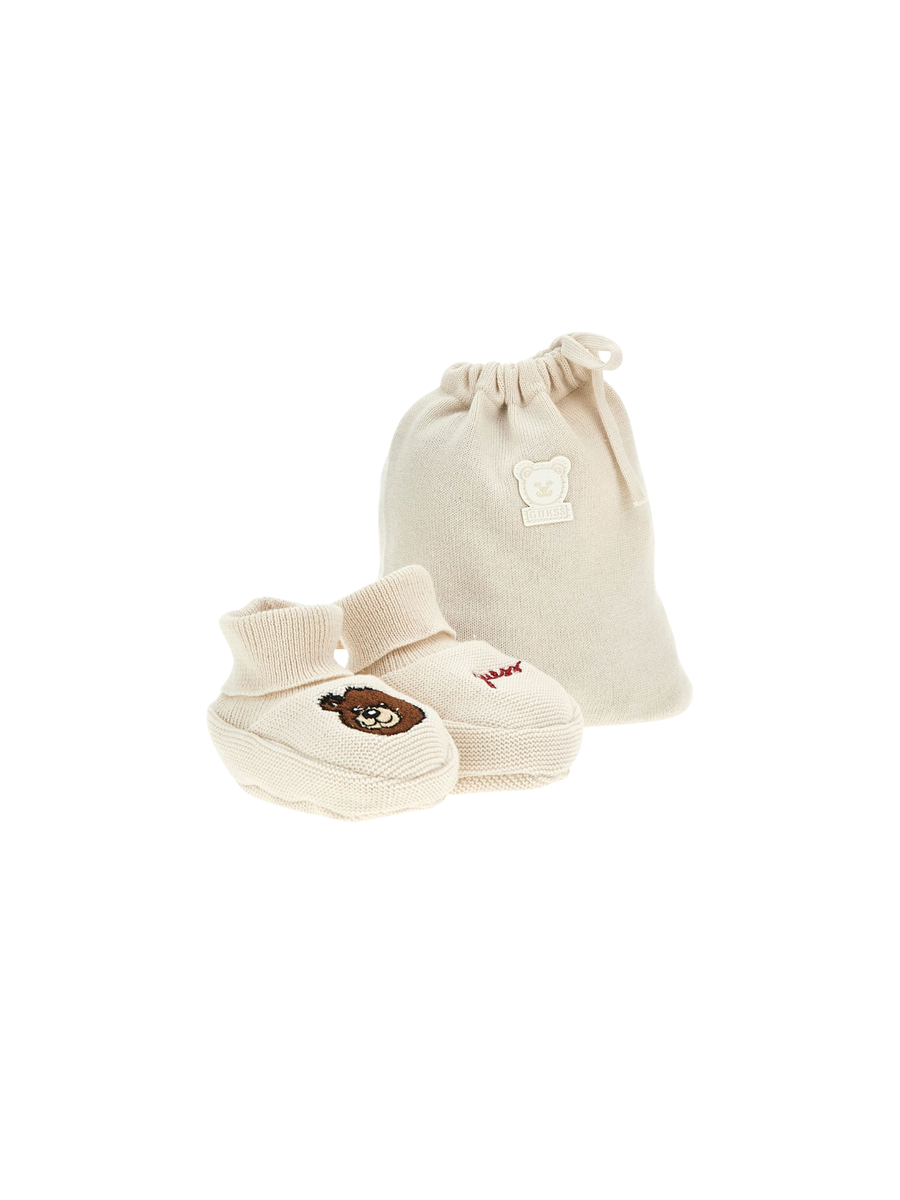 Scarpe da culla Guess bianche con sacchetto H5YW00Z0170 G9L9 Guess 