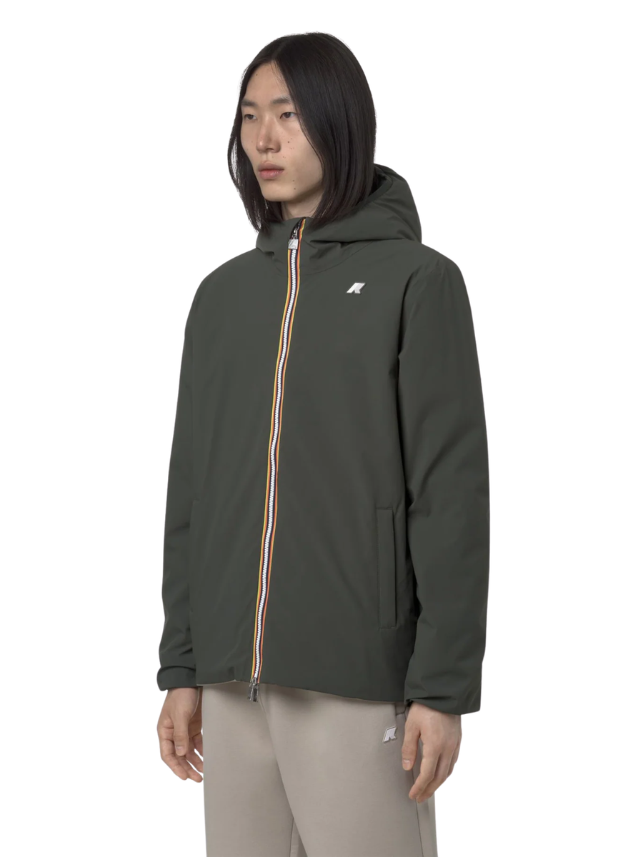 Giubbino "Jack St Warm Double" K-Way verde K6128VW B2P K-WAY 