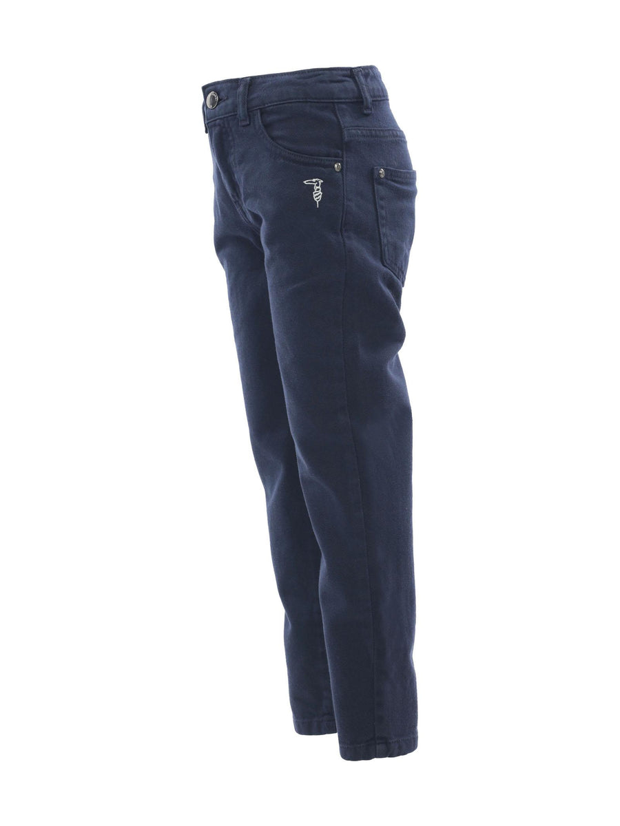 Pantalone denim blu slim fit TBA22131PA BLUE Trussardi 