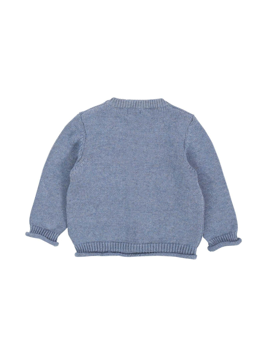 Cardigan in maglia melange MGL1H DEN Lala lù 