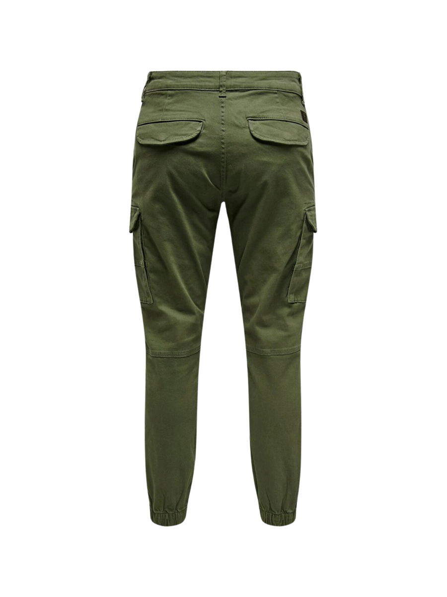Pantalone cargo carter Only & Sons verde 22028434 GREEN Only & Sons 