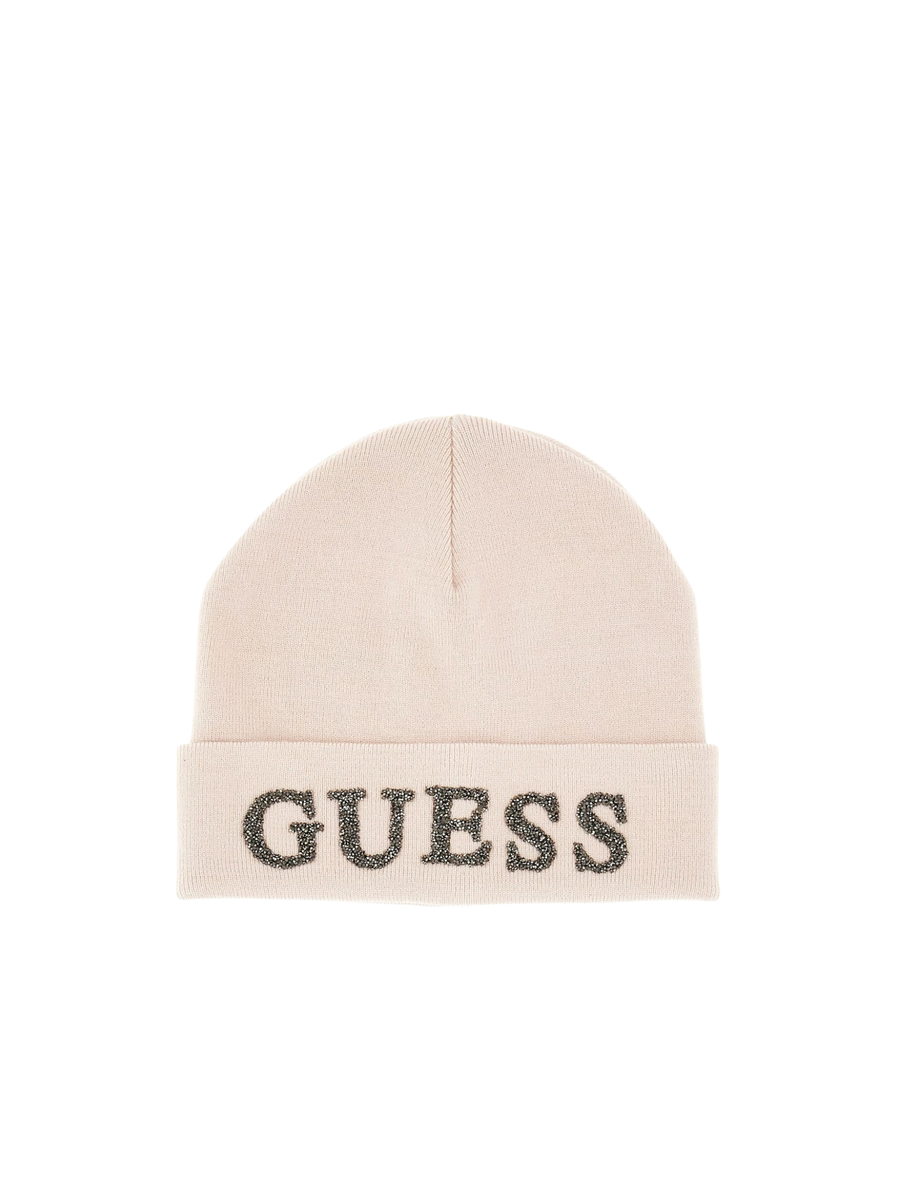 Cappello Guess avorio con logo lettering AW5398POL01 STO Guess 