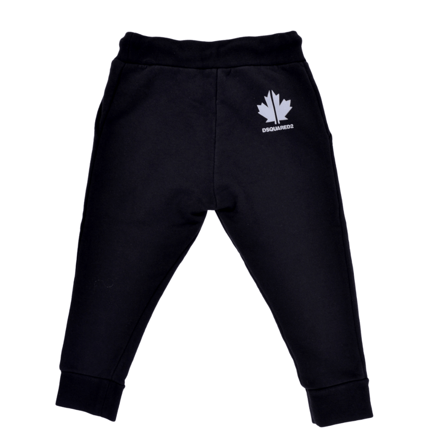 Pantalone nero con logo Dsquared DQ048PD00J7 DQ900 Dsquared 