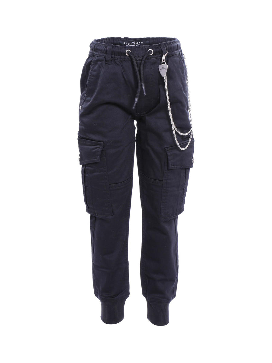 Pantalone cargo John Richmond nero RBA24180PA BLK John Richmond 