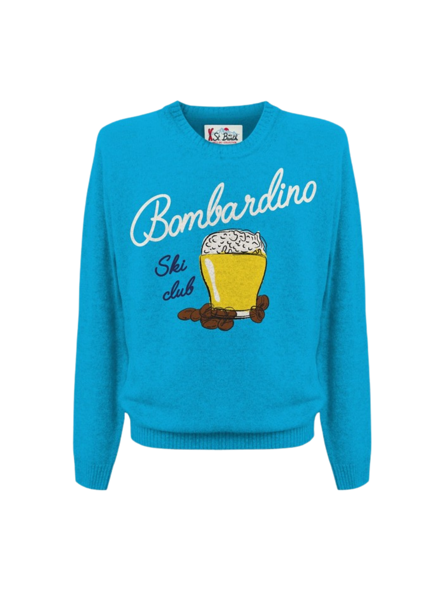 Maglione "hero bombardino glass 32" Saint Barth azzurro HER0001 03058G MC2 SAINT BARTH 