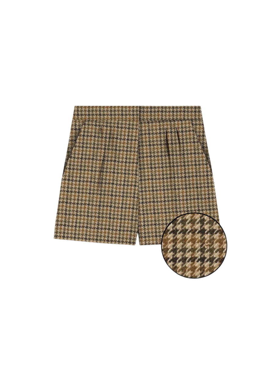 Shorts "Pied de poule 1152" Saint Barth marrone AYA0001 00205I MC2 SAINT BARTH 