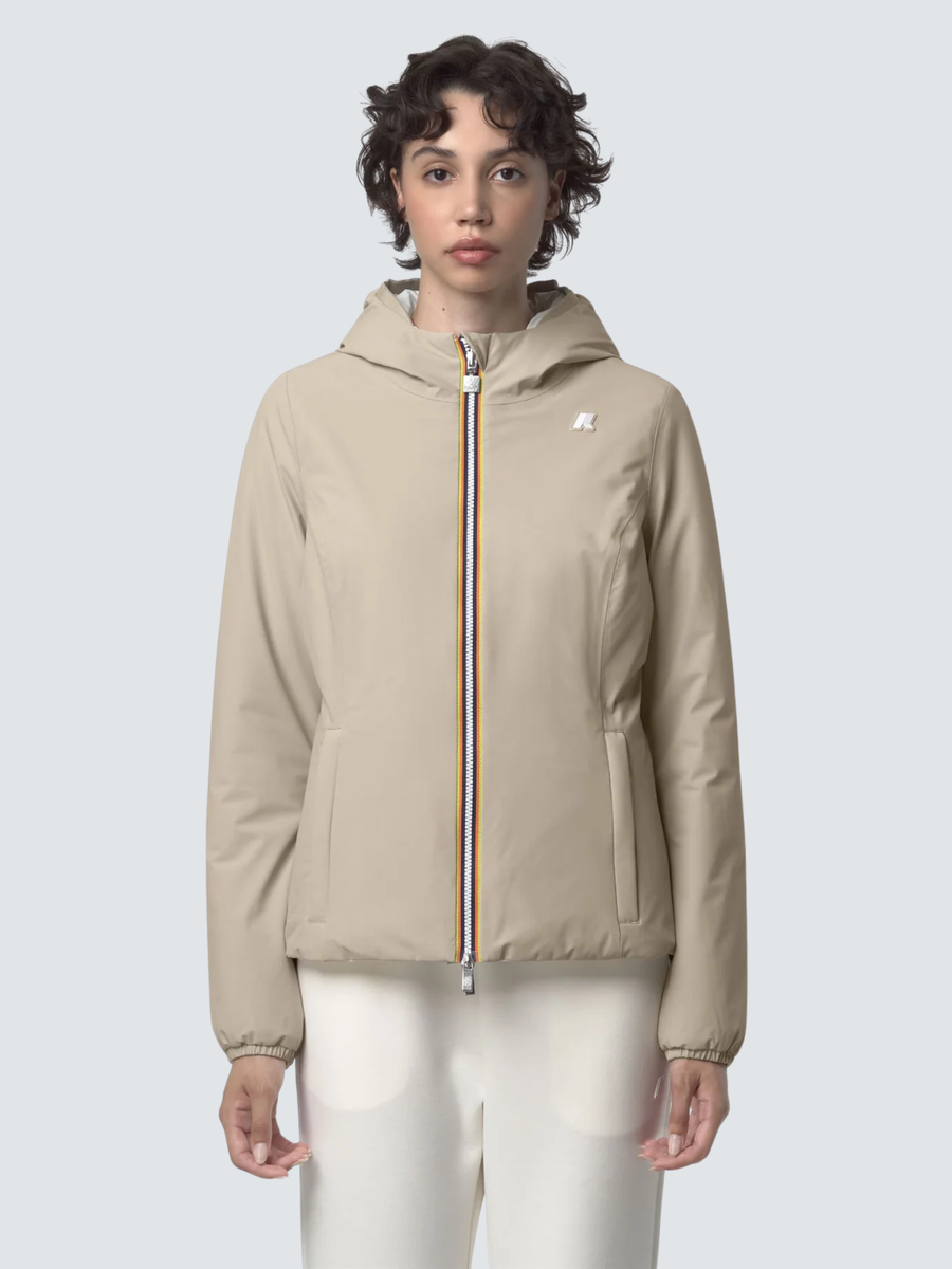 Giubbino "Lily St Warm Reversibile" K-Way beige cashmere K6128TW BBA K-WAY 