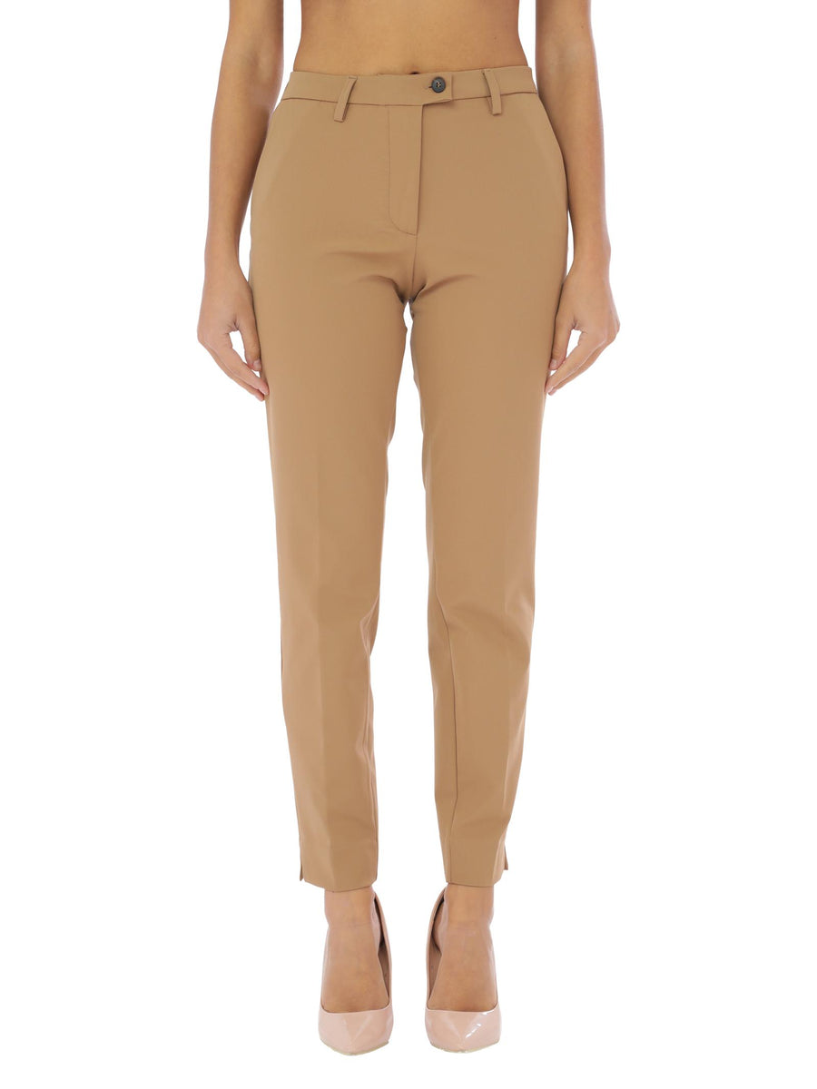 Pantalone cammello TK america JANIS3574 146 RAYURES NOIR 