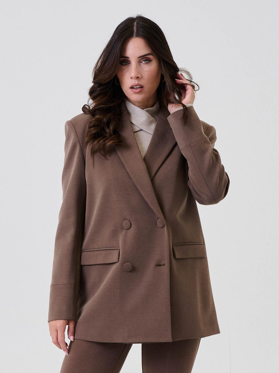 Giacca doppiopetto Bohemian Vì marrone GI203FW BROWN Bohemian V 