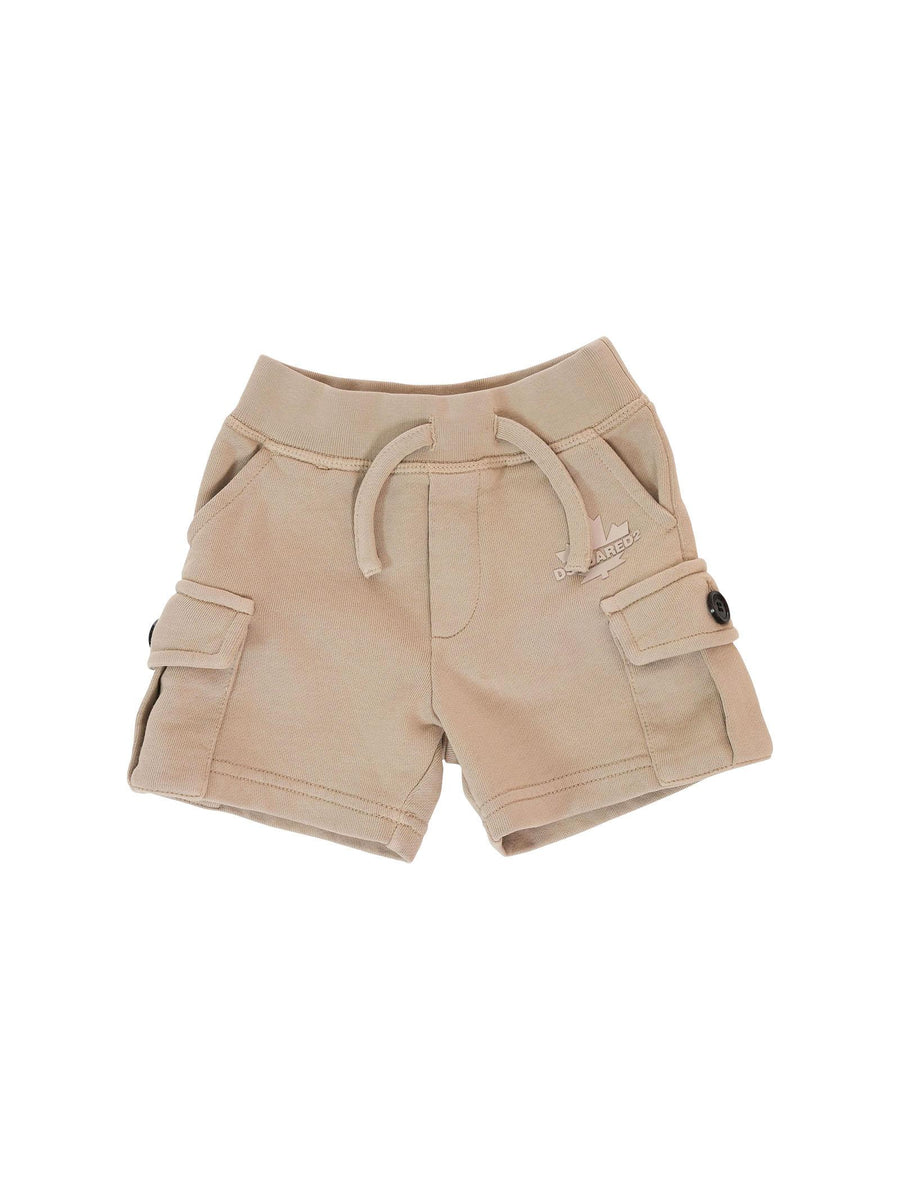 Shorts cargo Dsquared beige DQ2872 DQ717 Dsquared 