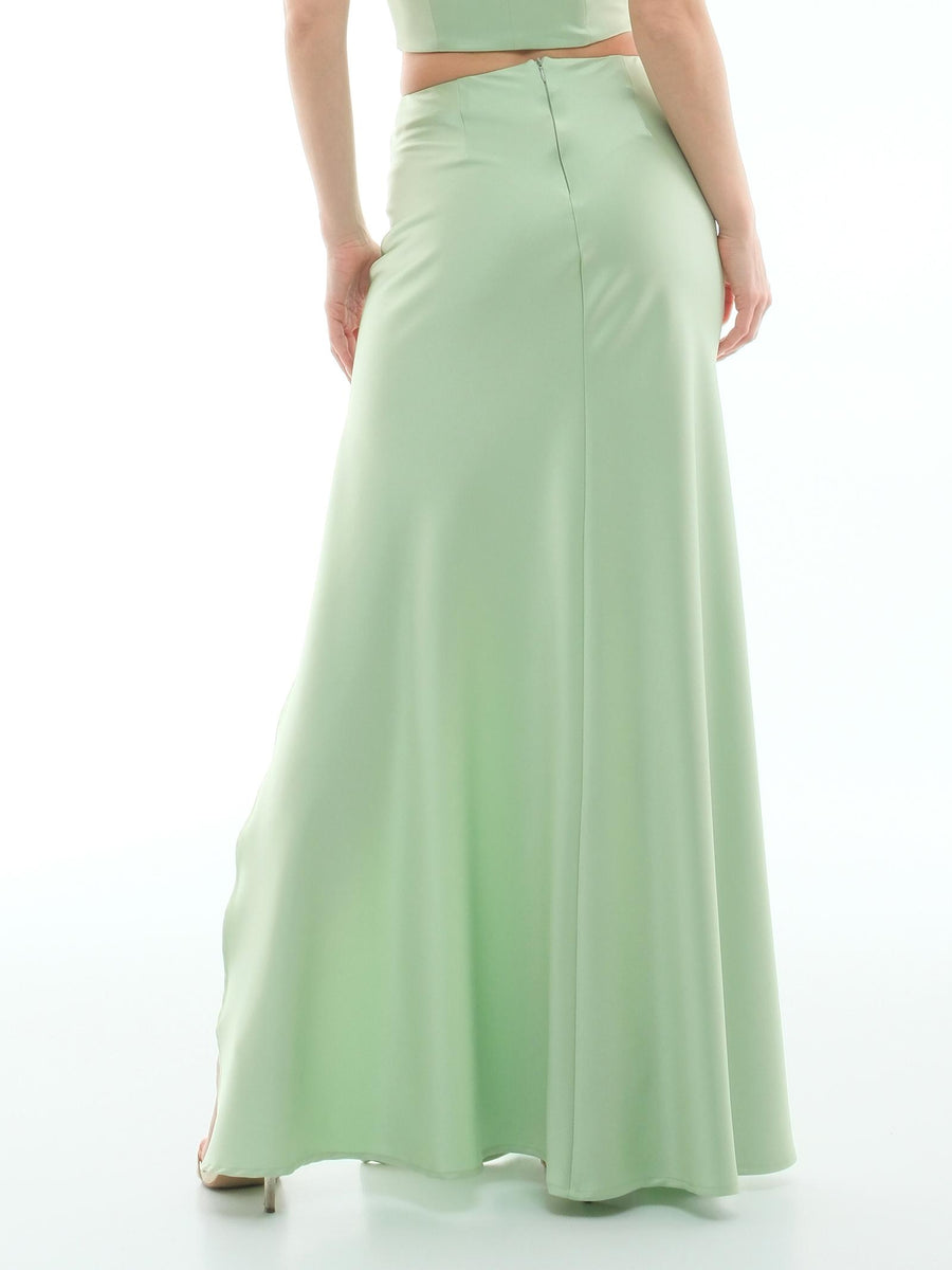 Gonna "siln skirt" Silence Limited verde salvia GO331 SALVIA Silence Limited 