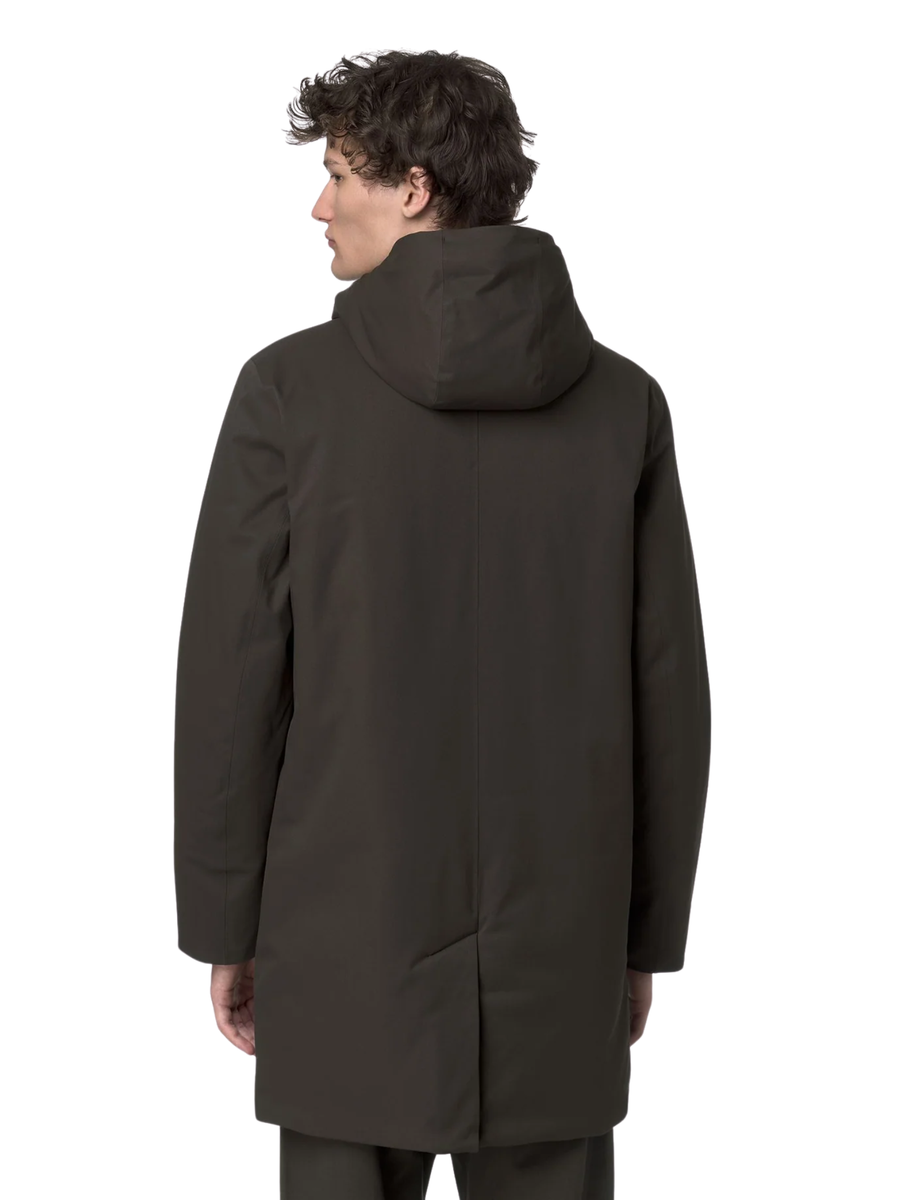 Giubbino "Jarno Twill Marmotta" K-Way nero oliva K8133FW B2V K-WAY 