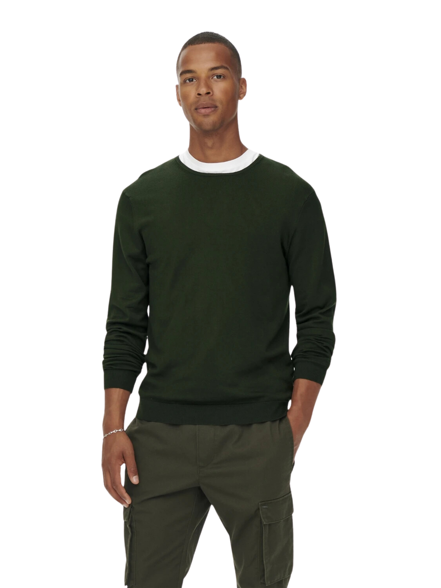Pullover wyler Only & Sons verde 22020088 ICEGREEN Only & Sons 