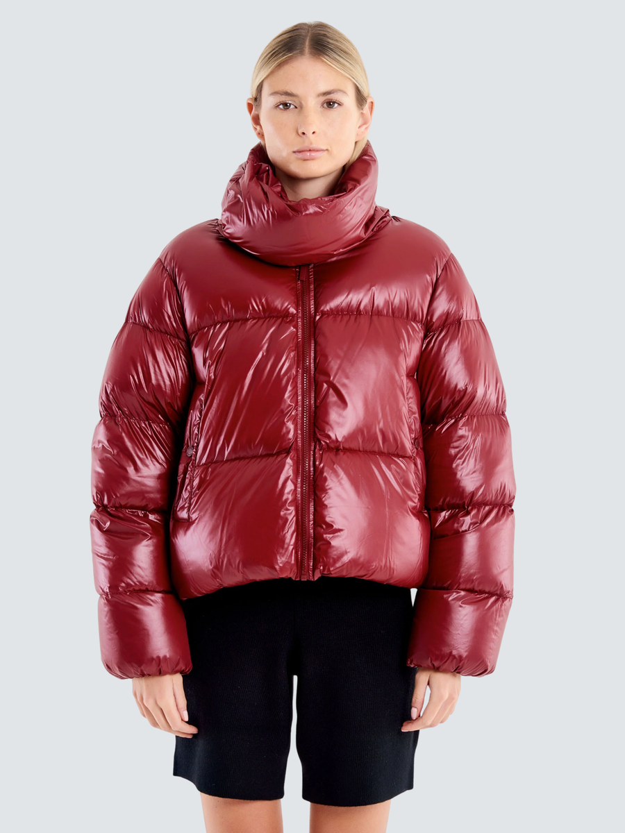 Giubbino Vicolo bordeaux con collo asimmetrico TF0082 BORDEAUX Vicolo 