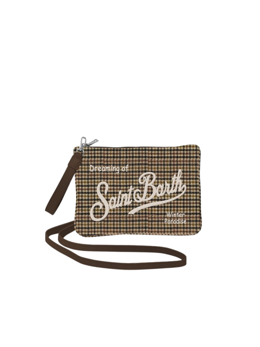 Pochette parisienne "Soft 5161 emb" Saint Barth pied de poule PAR0024 01358I MC2 SAINT BARTH 