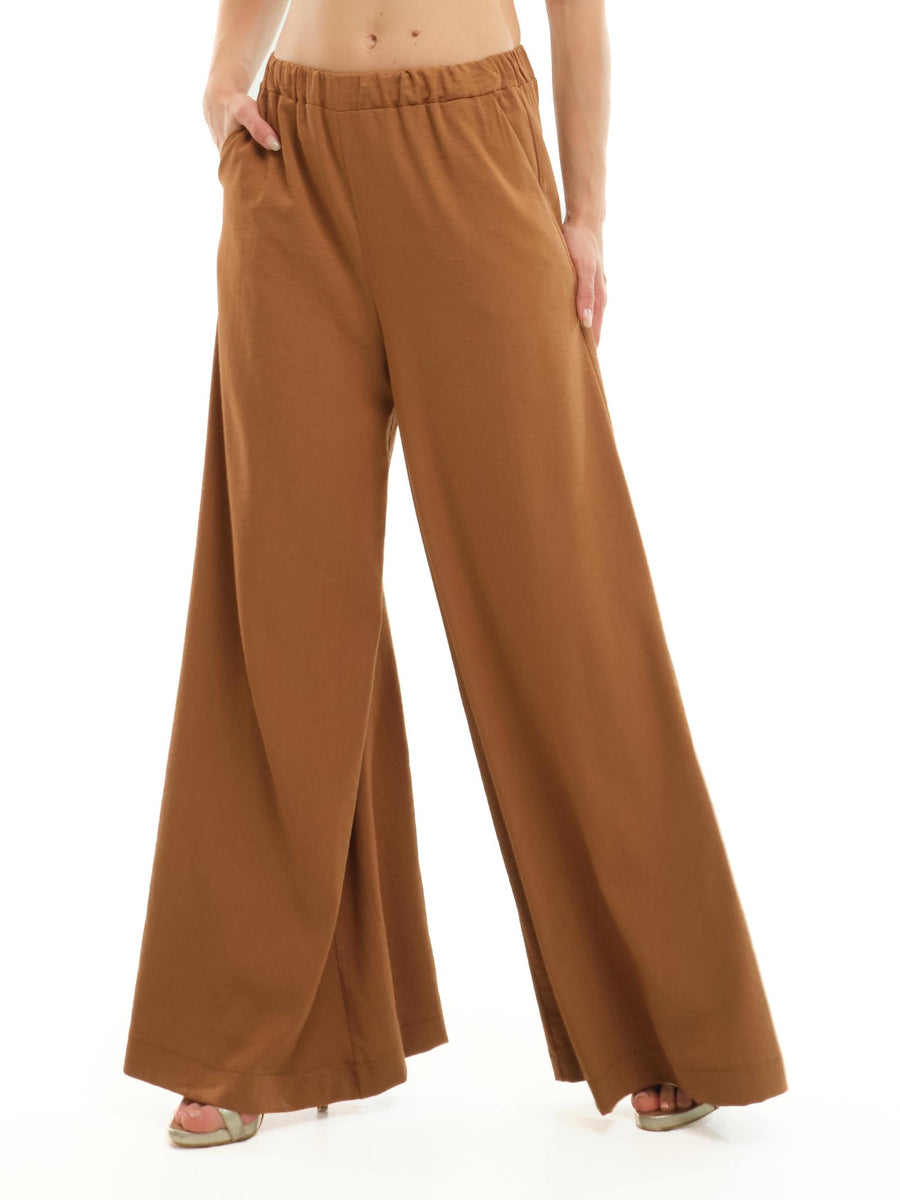 Pantalone ampio Imperial tabacco a vita alta P4G4JYI TABACCO Imperial 